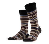 Falke Chaussettes Microblock 14041 Homme coton fantaisie Gris-Blanc 45/46