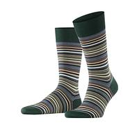 FALKE Microblock M So coton fantaisie 1 paire, Chaussettes Homme, Vert Hunter Green 7441, 41-42
