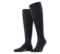 FALKE Milano M Kh coton unies 1 paire, Chaussettes longues Homme, Bleu Dark Navy 6370, 45-46