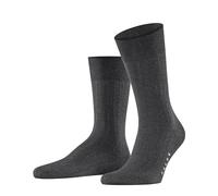 FALKE Milano M So coton fantaisie 1 paire, Chaussettes Homme, Gris Anthracite Melange 3190, 41-42
