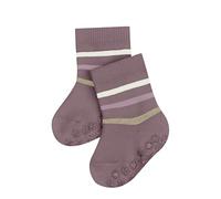 FALKE mixte bébé Multi Stripe chaussons chaussettes picots antidérapants sur la semelle meilleure adhérence épais intérieur bouclette fantaisie rayés respirants durables coton 1 paire