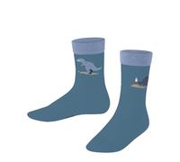 FALKE mixte enfant Dinosaurs chaussettes respirantes durables coton renforcées résistantes douces ne glissent pas dans la chaussure avec motif fantaisie dinosaure 1 paire