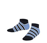 FALKE mixte enfant Simple Stripes socquettes respirantes durables coton chaussettes basses douces couture plate aux orteils motif fantaisie rayé ne glissent pas dans la chaussure 1 paire