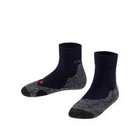 FALKE mixte enfant TK2 Short chaussettes de randonnée rembourrage moyen anti-ampoule chaudes courtes respirantes séchage rapide régulation climatique anti-odeur laine fil fonctionnel 1 paire