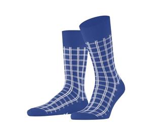 FALKE Modern Tailor M So coton fantaisie 1 paire, Chaussettes Homme, Bleu Cinque Terre 6524, 43-46
