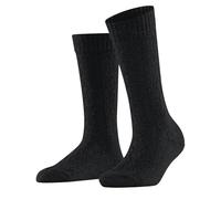 FALKE Modish Fest W So Laine Viscose Cachemire Unies Chaussettes, Noir Black 3000, 35-38 Femme