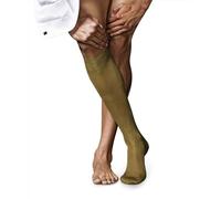FALKE No. 10 Chaussettes Montantes Luxury Line Homme Pur Coton Fil d´Écosse Gris Noir Plus De Couleurs Hautes Longues Fines Pour L'Été Sans Motif Sans Élastique 1 Paire