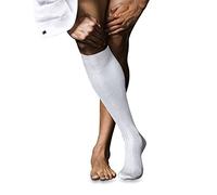 FALKE No. 10 M Kh coton unies 1 paire, Chaussettes longues Homme, Blanc White 2000, 41-42