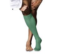 FALKE No. 10 M Kh coton unies 1 paire, Chaussettes longues Homme, Turquoise Ocean Green 7506, 41-42