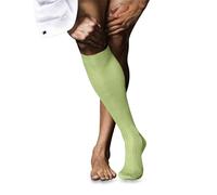 FALKE No. 10 M Kh coton unies 1 paire, Chaussettes longues Homme, Vert Lemon 7498, 43-44