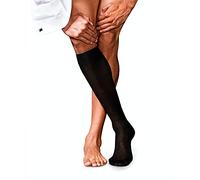 FALKE No. 10 M Kh coton unies 1 paire, Chaussettes longues Homme, Noir Black 3000, 43-44