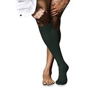 FALKE No. 10 Pure Fil d´Écosse Hommes Mi-bas hunter green (7441), 41-42