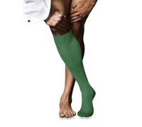 FALKE No. 10 M Kh coton unies 1 paire, Chaussettes longues Homme, Vert Lemon 7498, 43-44