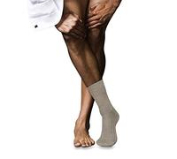 FALKE No. 13 M So coton unies 1 paire, Chaussettes Homme, Beige Wheat Melange 4087, 43-44