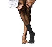FALKE No. 13 M So coton unies 1 paire, Chaussettes Homme, Gris Anthracite Melange 3095, 41-42