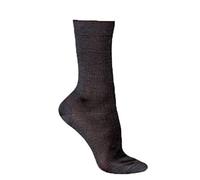 FALKE No. 2 W So soie fantaisie 1 paire, Chaussettes Femme, Gris Asphalt 3705, 37-38