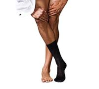 FALKE No. 4 M So soie unies 1 paire, Chaussettes Homme, Noir Black 3000, 45-46