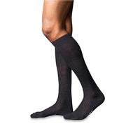 FALKE No. 7 M Kh laine unies 1 paire, Chaussettes longues Homme, Gris Anthracite Melange 3080, 41-42