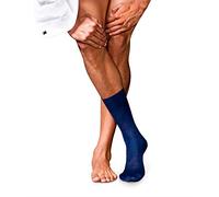FALKE No. 9 M So coton unies 1 paire, Chaussettes Homme, Bleu Royal Blue 6000, 47-48
