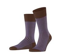 FALKE Oxford Stripe M So coton fantaisie 1 paire, Chaussettes Homme, Marron Cork 5034, 41-42