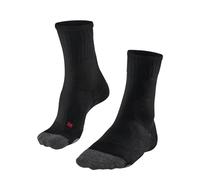 FALKE PL2 M So coton fil fonctionnel anti-ampoule 1 paire, Chaussettes de padel Homme, Noir Black 3000, 42-43