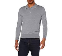 FALKE Polo à Manches Longues pour Homme - 60127 S Gris Clair