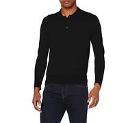 FALKE Polo à Manches Longues pour Homme, Noir, XL