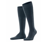 Falke Pour des hommes Airport Plaine La laine Chaussettes - Bleu