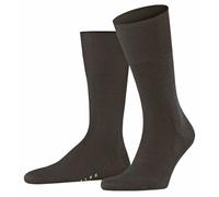 Falke Pour des hommes Airport Plaine La laine Chaussettes - marron