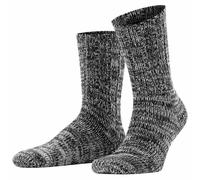 Falke Pour des hommes Brooklyn Plaine Coton Chaussettes - Noir