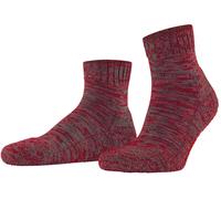 Falke Pour des hommes Cotton Grip Plaine Coton Chaussettes - rouge