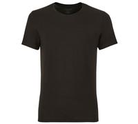 Falke Pour des hommes Daily ClimaWool Plaine Lyocell T-shirt - Noir