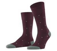 Falke Pour des hommes Dot À pois Coton Chaussettes - Bourgogne
