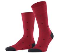 Falke Pour des hommes Dot À pois Coton Chaussettes - rouge