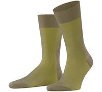 Falke Pour des hommes Fine Shadow Plaine Coton Chaussettes - vert