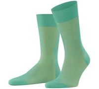 Falke Pour des hommes Fine Shadow Plaine Coton Chaussettes - vert