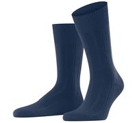Falke Pour des hommes Lhasa Rib Plaine La laine Chaussettes - Bleu