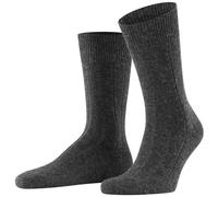 Falke Pour des hommes Lhasa Rib Plaine La laine Chaussettes - Gris