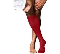 Falke Pour des hommes No 10 Plaine Coton Chaussettes - rouge