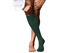 Falke Pour des hommes No 10 Plaine Coton Chaussettes - vert