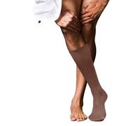 Falke Pour des hommes No 13 Plaine Coton Chaussettes - marron