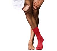 Falke Pour des hommes No 6 Plaine La laine Chaussettes - rouge