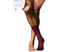 Falke Pour des hommes No4 Pure Silk Plaine Soie Chaussettes - rouge