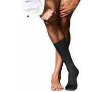 FALKE No. 6 M So laine soie unies 1 paire, Chaussettes Homme, Gris Anthracite Melange 3080, 43-44