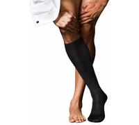 Falke Pour des hommes No6 Finest Plaine La laine Chaussettes - Noir