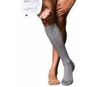 Falke Pour des hommes No9 Pure Fil d'Ecosse Plaine Coton Chaussettes - Gris