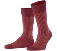 Falke Pour des hommes Oxford Stripe Ray Coton Chaussettes - rouge