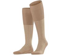 Falke Pour des hommes Oxford Stripe Rayé Coton Chaussettes - marron