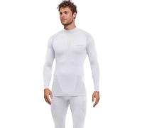 Falke Pour des hommes Plaine Polyamide T-shirt de sport - blanc