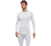 Falke Pour des hommes Plaine Polyamide T-shirt de sport - blanc